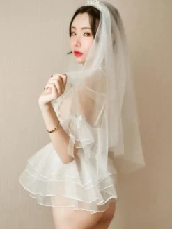 Linge de Mariée Costumes De Mariée Lingerie Déguisement Sexy Pour Femmes