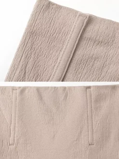 Linge de Mariée Culotte gainante taille haute pour femme effet push-up fessier et ventre plat dos échancré body grande taille