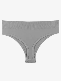 Linge de Mariée Culotte string Pure-Aestic pour femme sans coutures invisible taille mi-haute grande taille dos en T