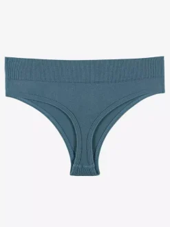 Linge de Mariée Culotte string Pure-Aestic pour femme sans coutures invisible taille mi-haute grande taille dos en T