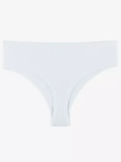 Linge de Mariée Culotte string Pure-Aestic pour femme sans coutures invisible taille mi-haute grande taille dos en T