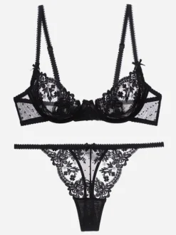 Linge de Mariée Lingerie De Mariée Ensembles De Sous-vêtements En Dentelle 2 Pièces Soutien-gorge Culotte De Mariage