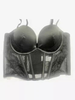 Linge de Mariée Lingerie sexy nude 2 pièces avec soutien-gorge et culotte chic pour adulte
