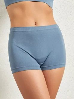 Linge de Mariée Short de sécurité invisible sans coutures antidérapant anti-dérangement de vêtements à porter comme vêtement d'extérieur short cycliste léger