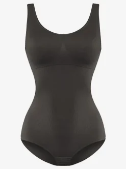 Lingerie Body Sculptant Rose Sans Manches Col U