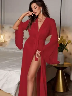 Lingerie de mariée pyjamas vêtements de nuit robes de chambre nuisettes blanches à lacets nuisettes