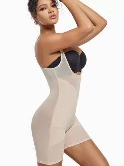 Lingerie Sculptante Body Gainant Nude Décolleté en U Taille Arrachée