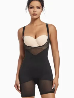 Lingerie Sculptante Body Gainant Nude Décolleté en U Taille Arrachée