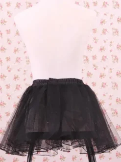 Lolita blanc dentelle jupon jupon Polyester Déguisements Halloween