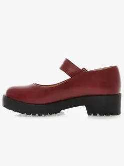 Lolita Chaussures Synthétique ronde talon Puppy cuir Toe Chaussures Lolita Déguisements Halloween