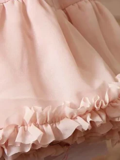 Lolita rose dentelle hiérarchisé jupon jupon Polyester Déguisements Halloween