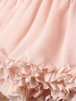 Lolita rose dentelle hiérarchisé jupon jupon Polyester Déguisements Halloween
