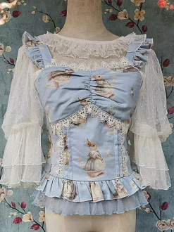 Lolita Specials Lolita Top Vest Costumes Classique Léger Abricot Sans Manches