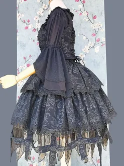 Lolita Specials Lolita Top Vest Costumes Athletic Lolita Floral