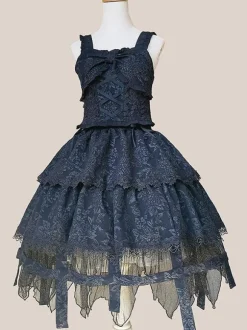 Lolita Specials Lolita Top Vest Costumes Athletic Lolita Floral