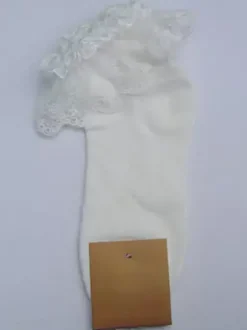 Lolita Chaussettes doux blanc coton 2026 dentelle Déguisements Halloween