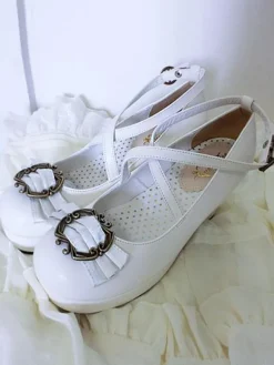Lolita Chaussures Douces Bordeaux Classique Lacet Chic Talon Haut