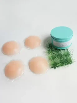 Lot De 4 Paires De Cache-Tétons Réutilisables En Silicone Pour Femmes Réutilisables Adhésif