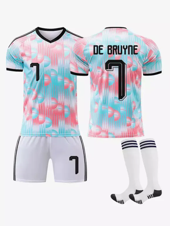Maillot de Foot Belgique Extérieur 2026 De Bruyne n°7 Courtois n°1 Ensemble 3 Pièces Enfant ou Adulte