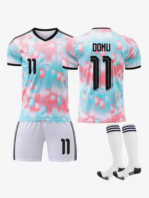 Maillot de Foot Belgique Extérieur 2026 De Bruyne n°7 Courtois n°1 Ensemble 3 Pièces Enfant ou Adulte