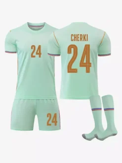 Maillot de Foot Équipe de France Extérieur 2026 Dembélé n°7 Mbappé n°10 Olise n°11 Ensemble 3 Pièces Enfant et Homme