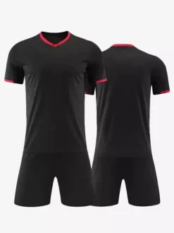 Maillot de football adulte à manches courtes personnalisé uniforme d'équipe de football vêtements de sport d'entraînement
