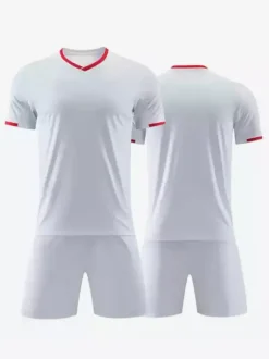 Maillot de football adulte à manches courtes personnalisé uniforme d'équipe de football vêtements de sport d'entraînement