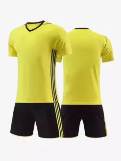 Maillot de football adulte col en V manches courtes patchwork personnalisé équipe de football entraînement vêtements de sport