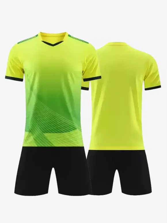 Maillot de football personnalisé pour hommes col en V manches courtes vêtements de sport