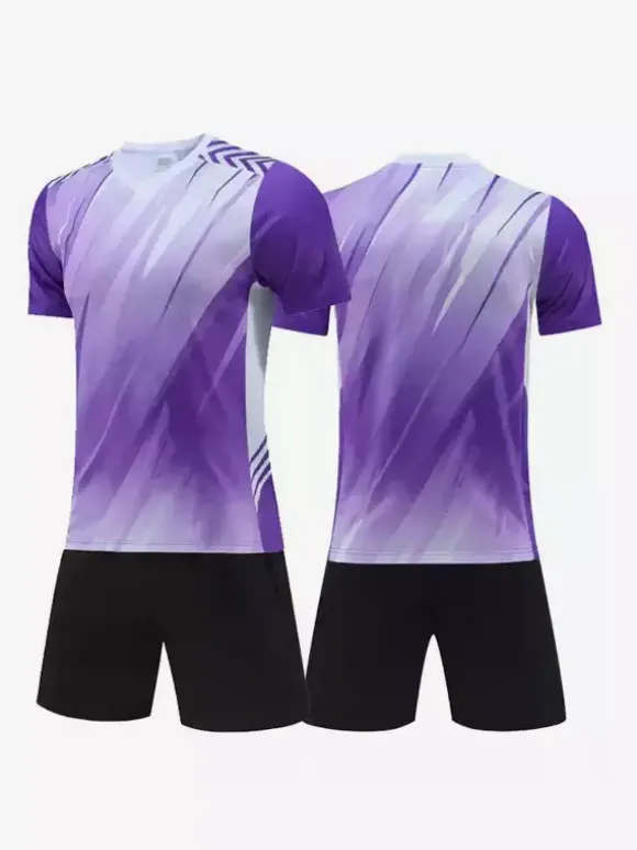 Maillot de football personnalisé imprimé tie-dye à manches courtes pour homme