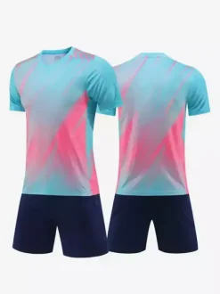 Maillot de football personnalisé imprimé tie-dye à manches courtes pour homme