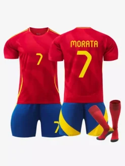 Maillot domicile 3 pièces de l'équipe nationale de football européenne N° 19 LAMINE YAMAL