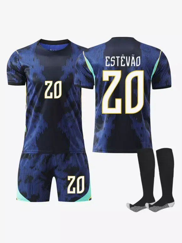 Maillot domicile Argentine 2026 ensemble 3 pièces n° 7 VIN.JR n° 11 Raphinha tenue de l'équipe nationale pour adultes et enfants