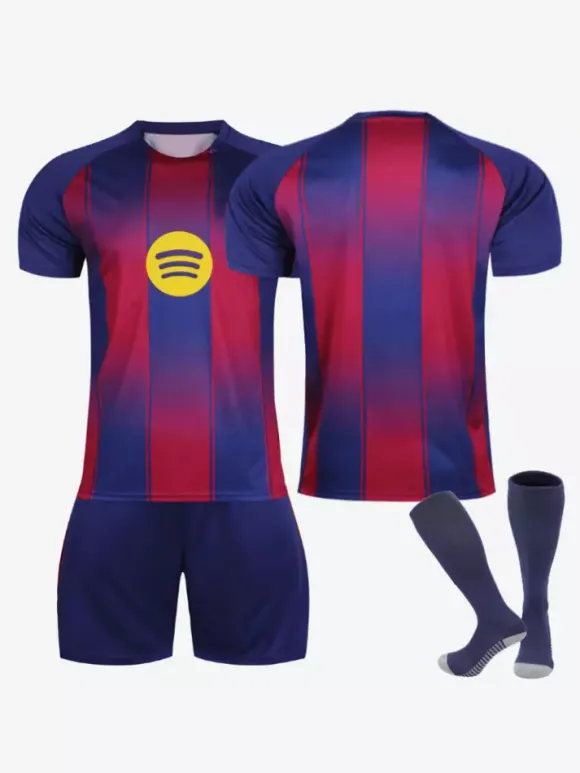 Maillot domicile du club de football 25/26 ensemble 3 pièces personnalisé vêtements de sport pour homme