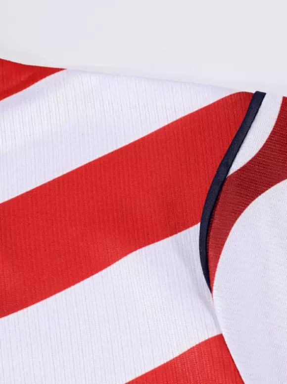 Maillot domicile rayé USA 2026 ensemble 3 pièces personnalisé pour enfants et adultes