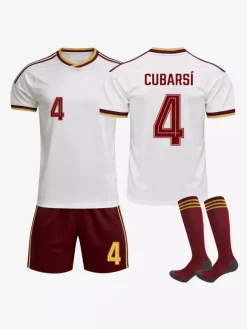 Maillot extérieur de l'équipe nationale espagnole 2026 n° 19 Yamal et n° 17 Williams ensemble 3 pièces pour adultes et enfants
