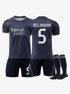Maillot extérieur du club de football 25/26 n° 10 Mbappé n° 11 Rodrigo Ensemble 3 pièces