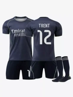 Maillot extérieur du club de football 25/26 n° 10 Mbappé n° 11 Rodrigo Ensemble 3 pièces