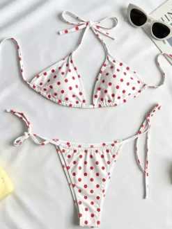 Maillot de bain bikini blanc pour femme maillot de bain sexy d'été