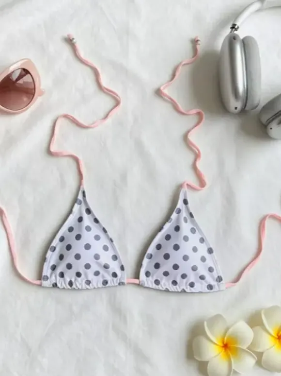 Maillot de bain bikini pour femme bleu été plage maillots de bain