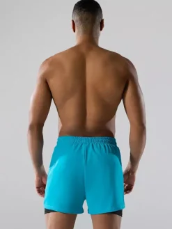 Maillot de bain homme style boxer double épaisseur coupe ample séchage rapide grandes tailles