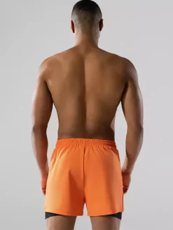 Maillot de bain homme style boxer double épaisseur coupe ample séchage rapide grandes tailles