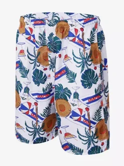 Maillot de bain pour homme à séchage rapide grande taille imprimé tropical short de plage