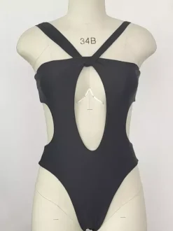 Maillot de bain une pièce dos nu sexy à découpes pour la plage d'été 2026