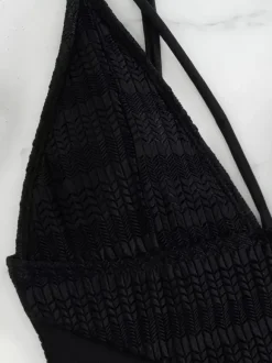 Maillot de bain une pièce sexy avec découpes et col en V pour femme 2026