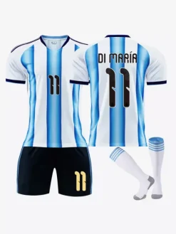 Maillot de Football Argentine Domicile 2026 Ensemble Maillot 3 Pièces Manches Courtes N°9 Álvarez
