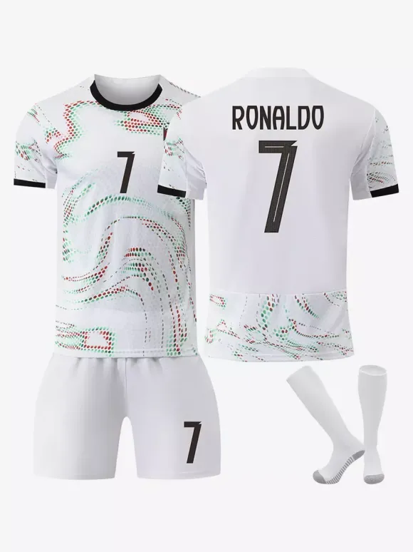 Maillot de football Cristiano Ronaldo 25/26 n°7 ensemble de 3 pièces