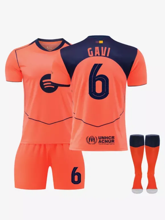 Maillot de football 3e équipe n° 9 Lewandowski n° 10 Yamal 25/26 pour enfants et adultes