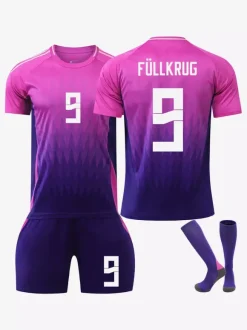 Maillot de football extérieur N° 8 KROOS N° 6 KIMMICH N° 10. MUSIALA Ensemble 3 pièces pour le Championnat d'Europe