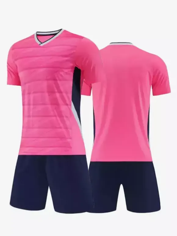 Maillot de football personnalisé pour adulte col en V uniforme d'équipe de football vêtements de sport d'entraînement